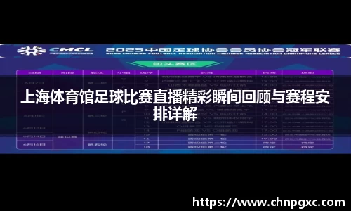上海体育馆足球比赛直播精彩瞬间回顾与赛程安排详解