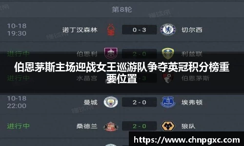 伯恩茅斯主场迎战女王巡游队争夺英冠积分榜重要位置